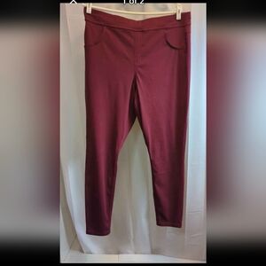 Women's Burgundy Pants